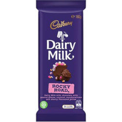 Cadbury Rocky Road (180g) - (Australia) - Best before 18th January 2022