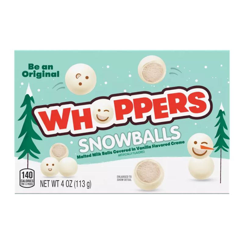 Whoppers Snowballs - 4oz (113g) (Christmas) -