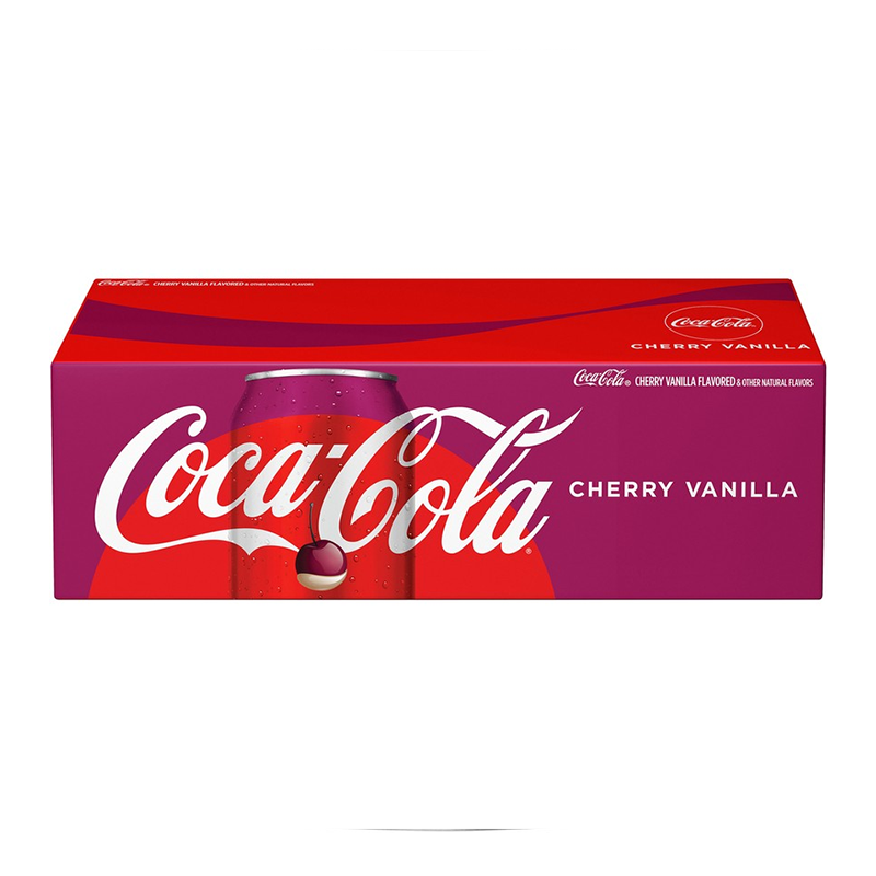 Coca-Cola Cherry Vanilla 12-Pack - 12 x 12fl.oz (355ml) - 12 cans
