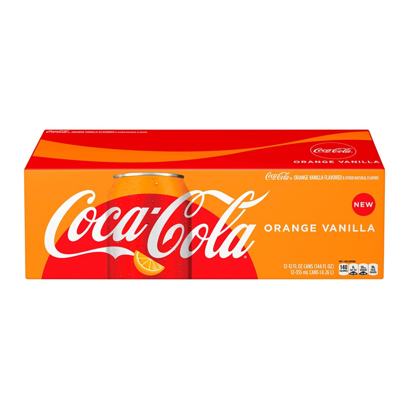 Coca Cola Orange Vanilla 12fl.oz (355ml) - 12-Pack