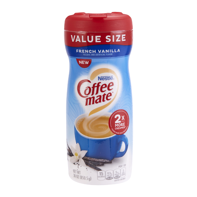 Coffee-Mate French Vanilla Powder - 30oz (850.5g) Jumbo size