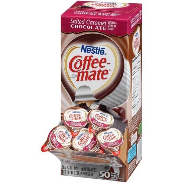 Nestle Coffee-Mate Salted Caramel Chocolate- 50-Piece x 3/8fl.oz (11ml)