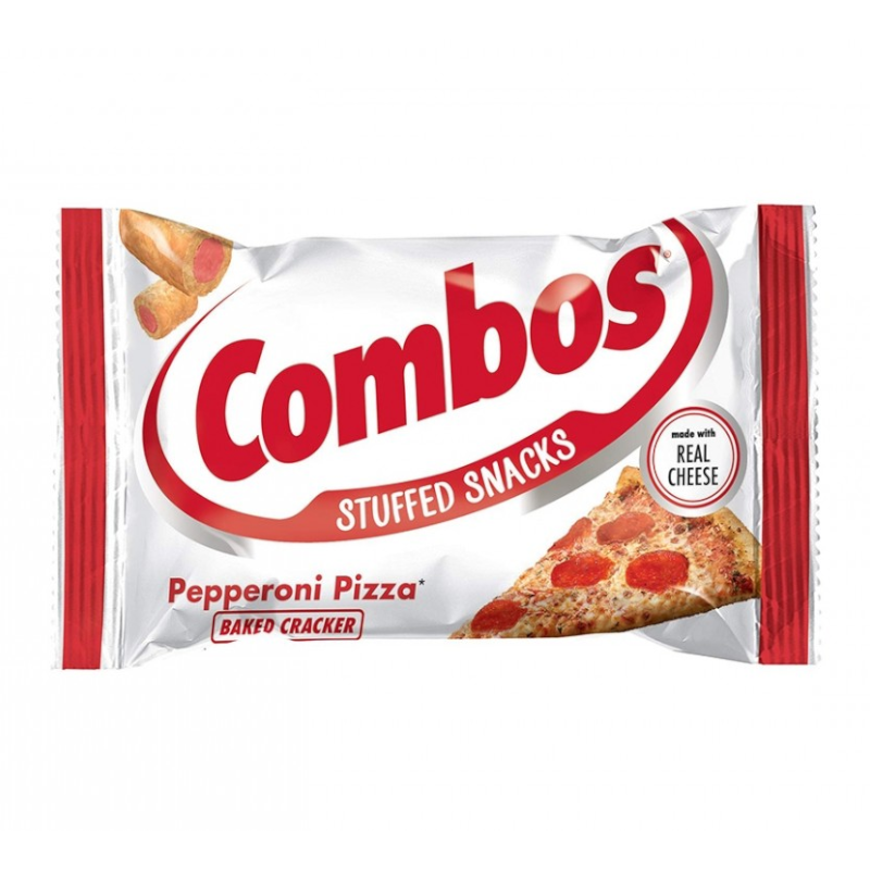 Combos Pepperoni Pizza Cracker Baked Snacks - 1.7oz (48.2g)