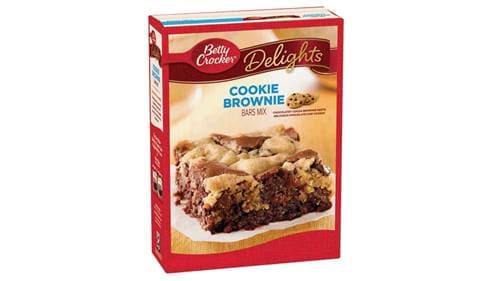 Betty Crocker Cookie Brownie Bar mix (493g)
