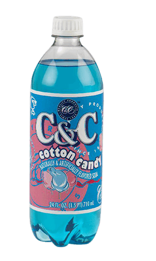 C&C Cotton Candy Soda (24fl.oz)