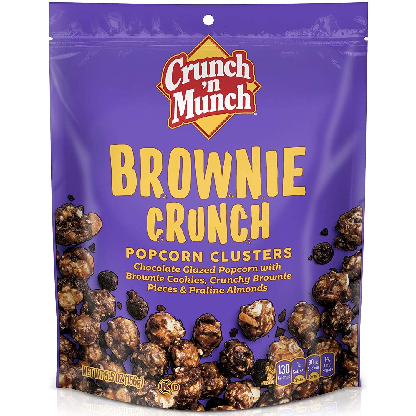 Crunch ‘n’ Munch Brownie Crunch Popcorn Clusters 156g