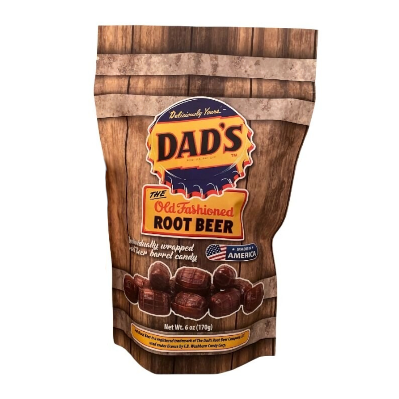 Dad’s Old Fashioned Root Beer Barrels Stand Up Bag - 6oz (170g)