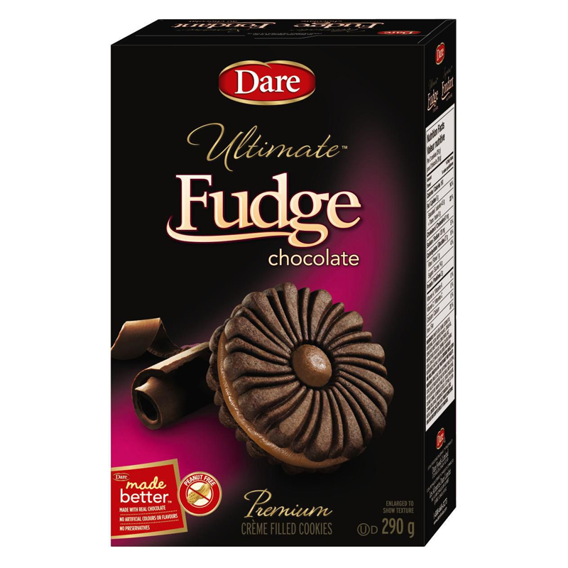 Dare - Ultimate Fudge Chocolate Crème Filled Cookies - 290g [Canadian] - Best before June 2022