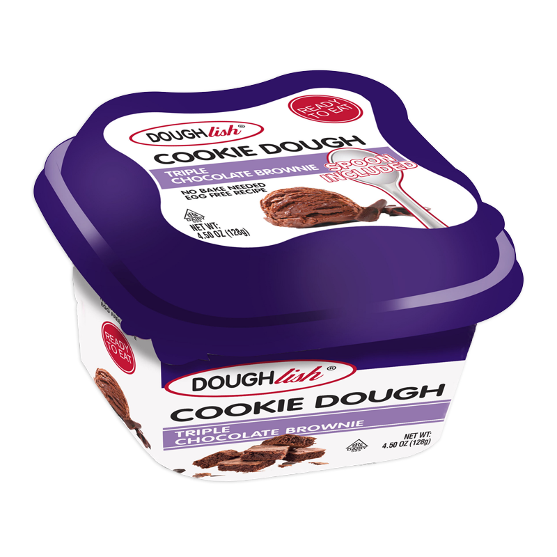 Doughlish Triple Chocolate Brownie Cookie Dough - 4.5oz (128g)