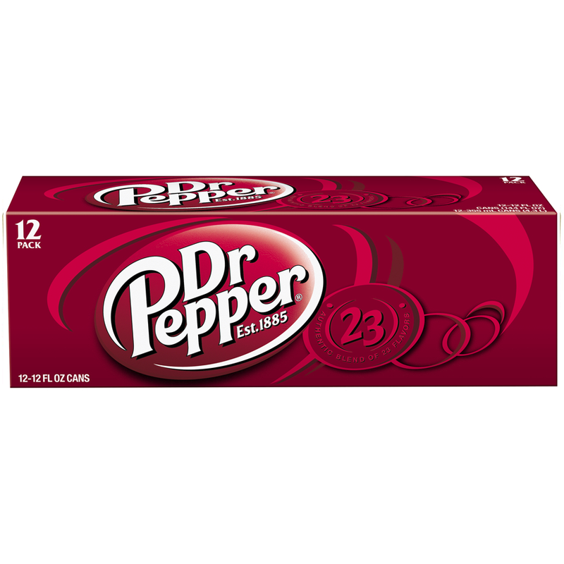 Dr Pepper Can 12fl.oz (355ml) - 12 cans
