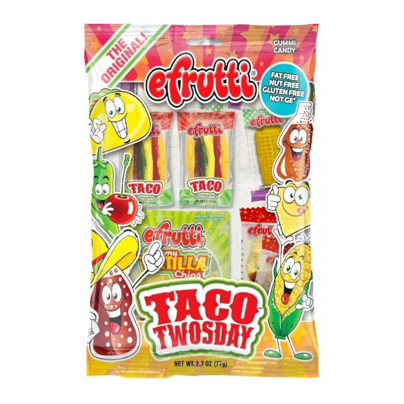 E-Frutti Gummi Taco Twosday Bag - 2.7oz (77g)