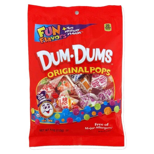 Dum Dums Original Pops 113g (Bag)