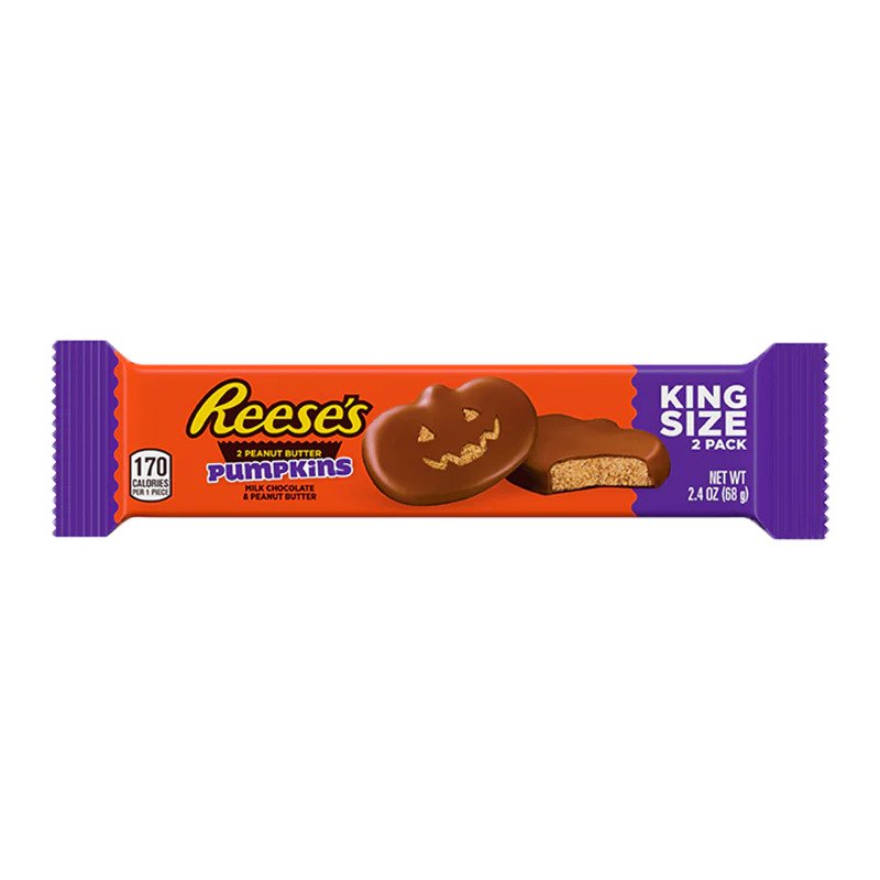 Reese's Milk Chocolate Peanut Butter Pumpkins King Size 68g - Halloween Limited Edition