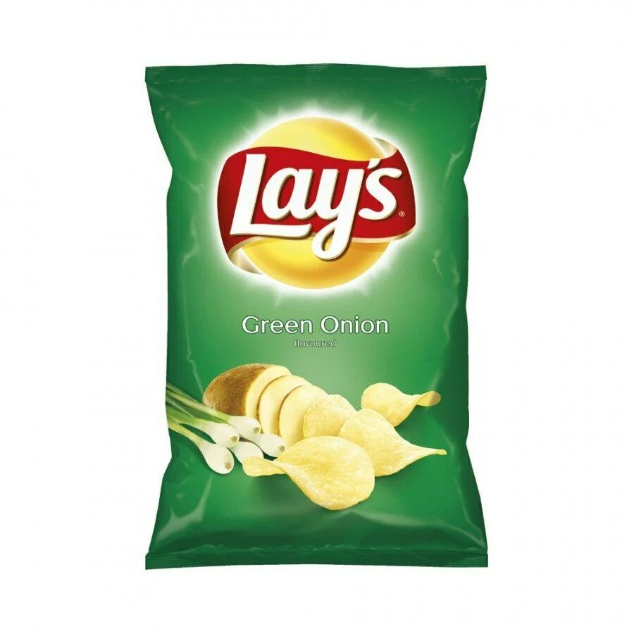 Lay's Green Onion Crisps (140g)