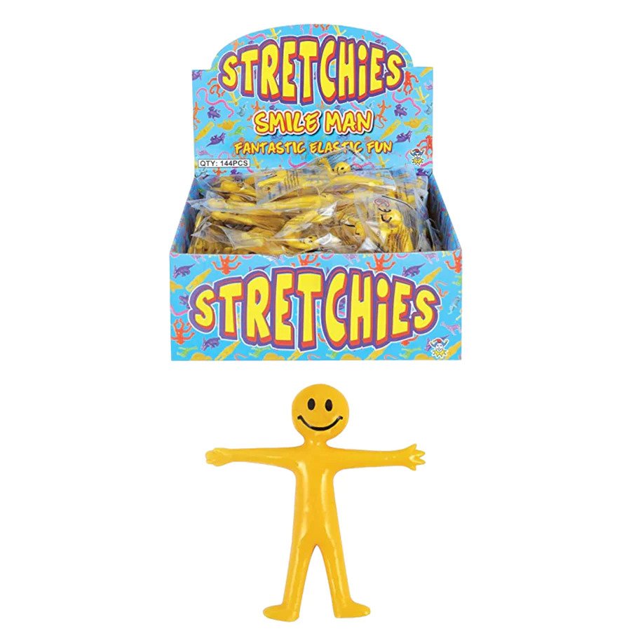 Stretchies Smile Man Toy 5.2cm
