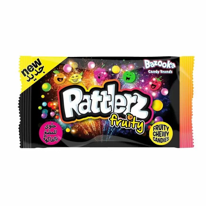 Bazooka Rattlerz Fruity Bag 40g