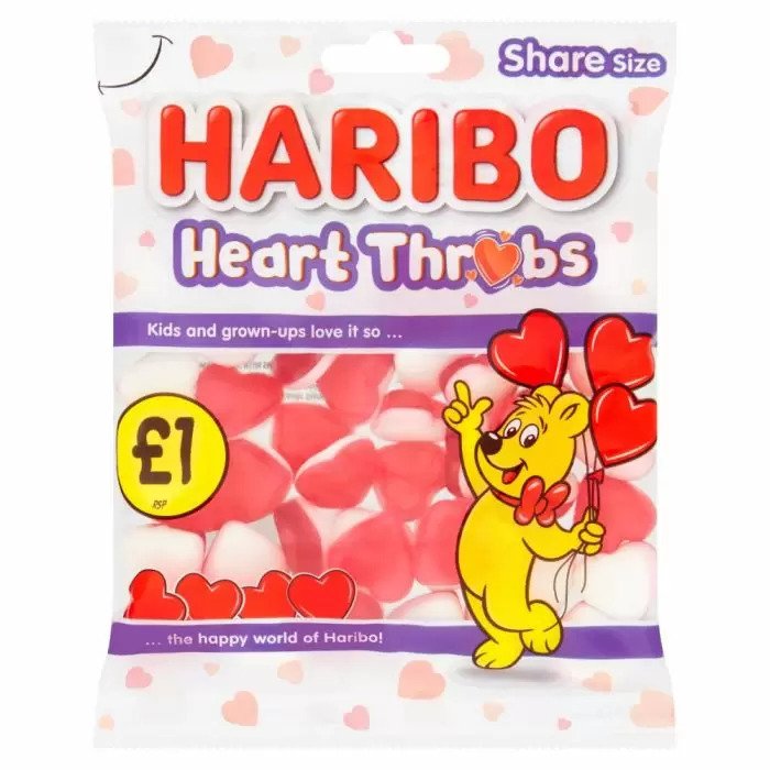 Haribo Heart Throbs  - 160g
