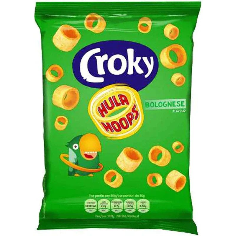 Hula Hoops Croky Bolognese Flavour 75g - New