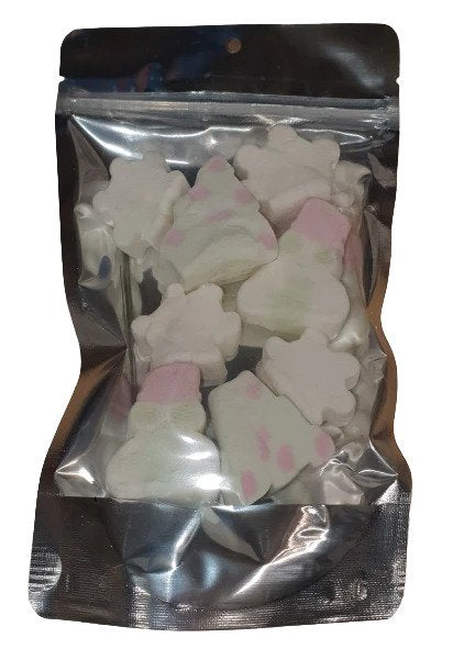 Freeze dried festive marshmallows