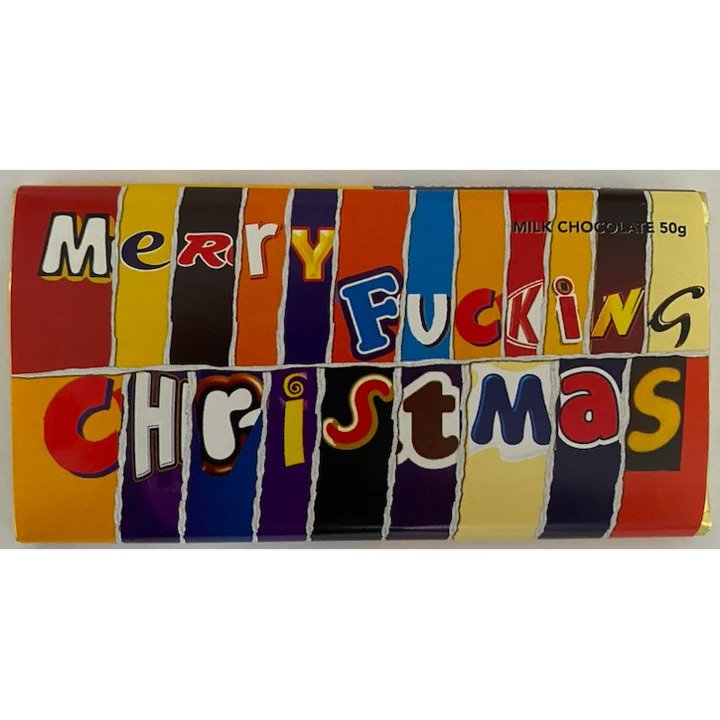 Merry Fucking Christmas Chocolate Bar - 50g