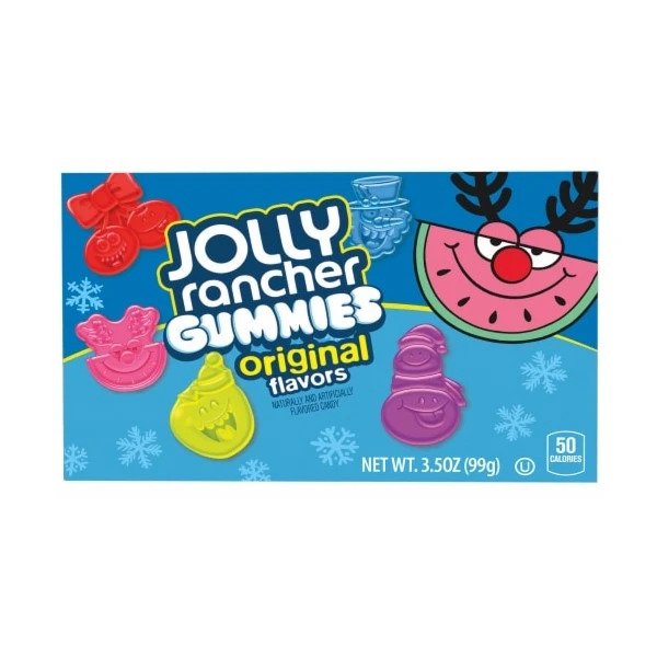 Jolly Rancher Gummies Holiday Theatre Box 99g - Christmas