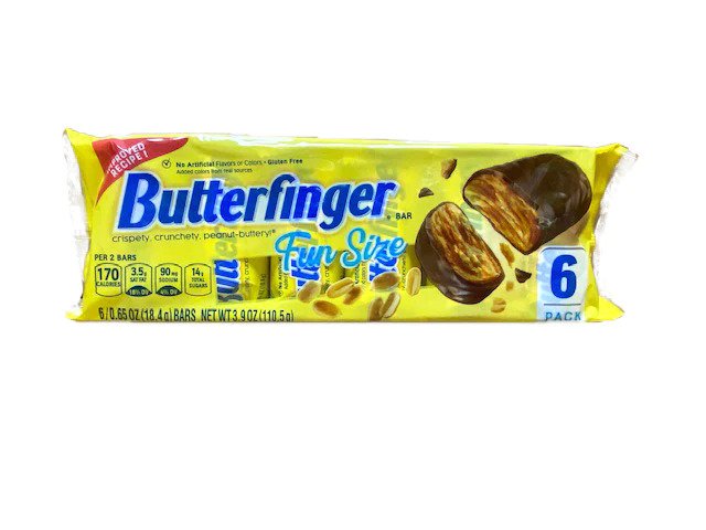 Butterfingers Snack Size 6 Bar Pack (6 pack)