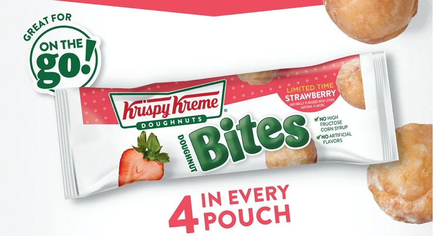Krispy Kreme Doughnut Bites Strawberry (45g)