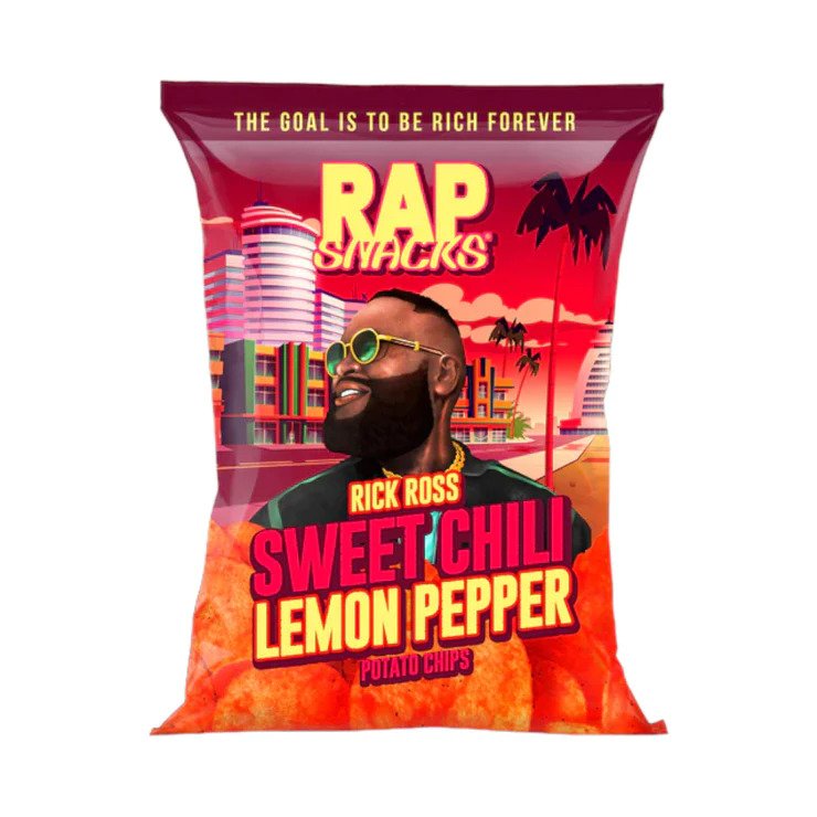 Rap Snack RICK ROSS Sweet Chilli Lemon Pepper 71g - Best before 12th July 2023