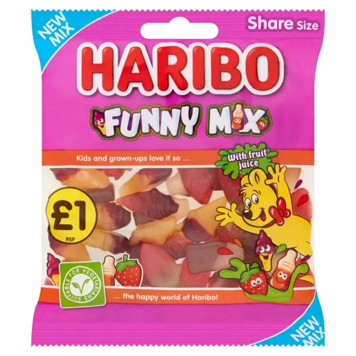 Haribo Funny Mix Share Bags 160g
