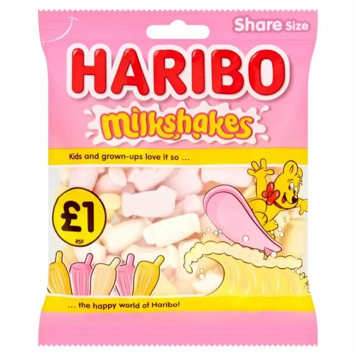 Haribo Milkshakes Share Bag 140g