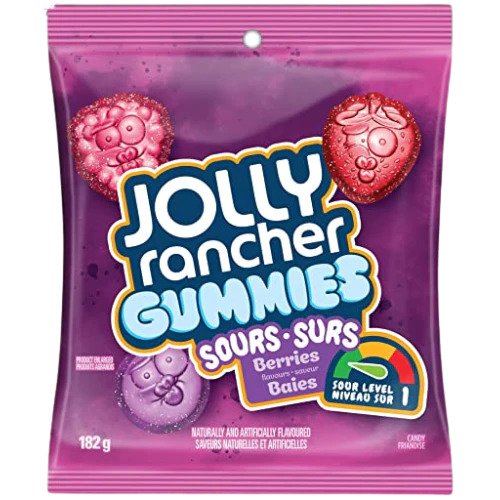 Jolly Rancher Gummies Sours Berries BAG - 182G
