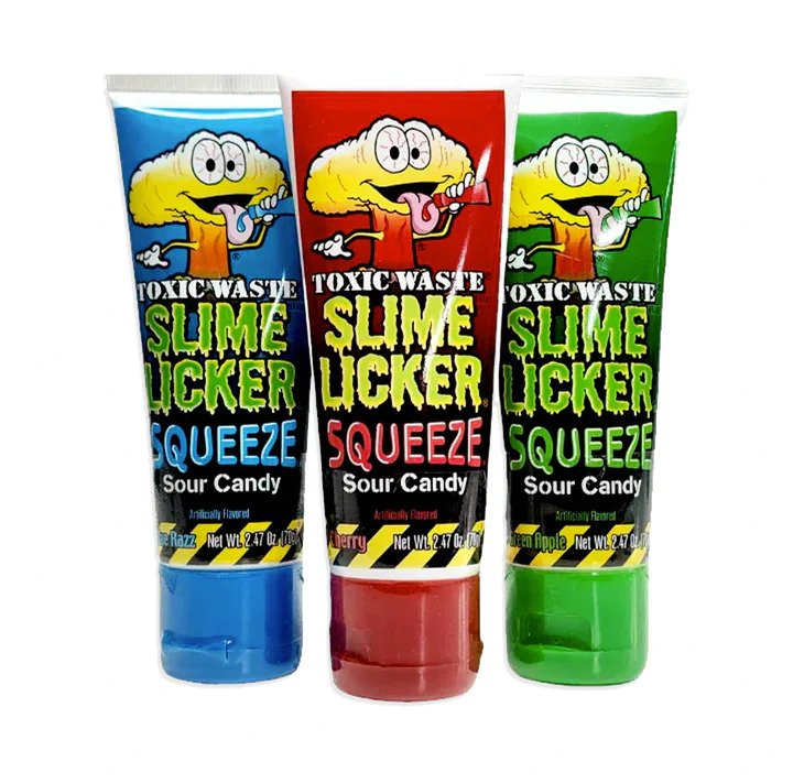 Toxic Waste Slime Licker Squeeze Candy 70g