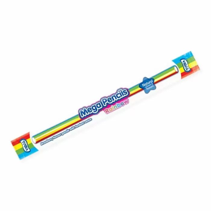 Vidal Mega Rainbow Pencils 25g- SINGLE
