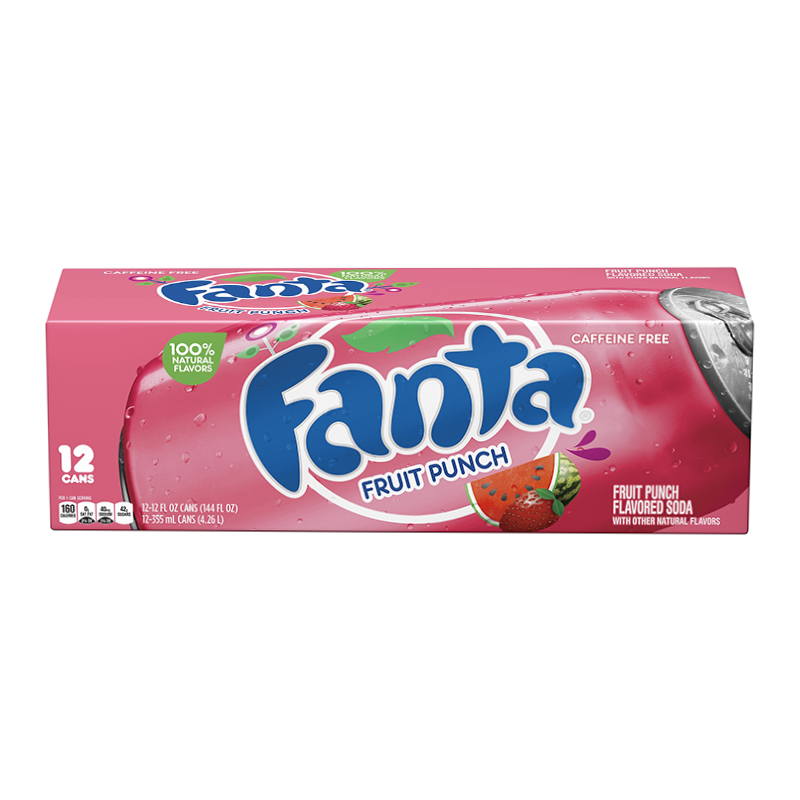 Fanta Fruit Punch 12fl.oz (355ml) 12-Pack Cans