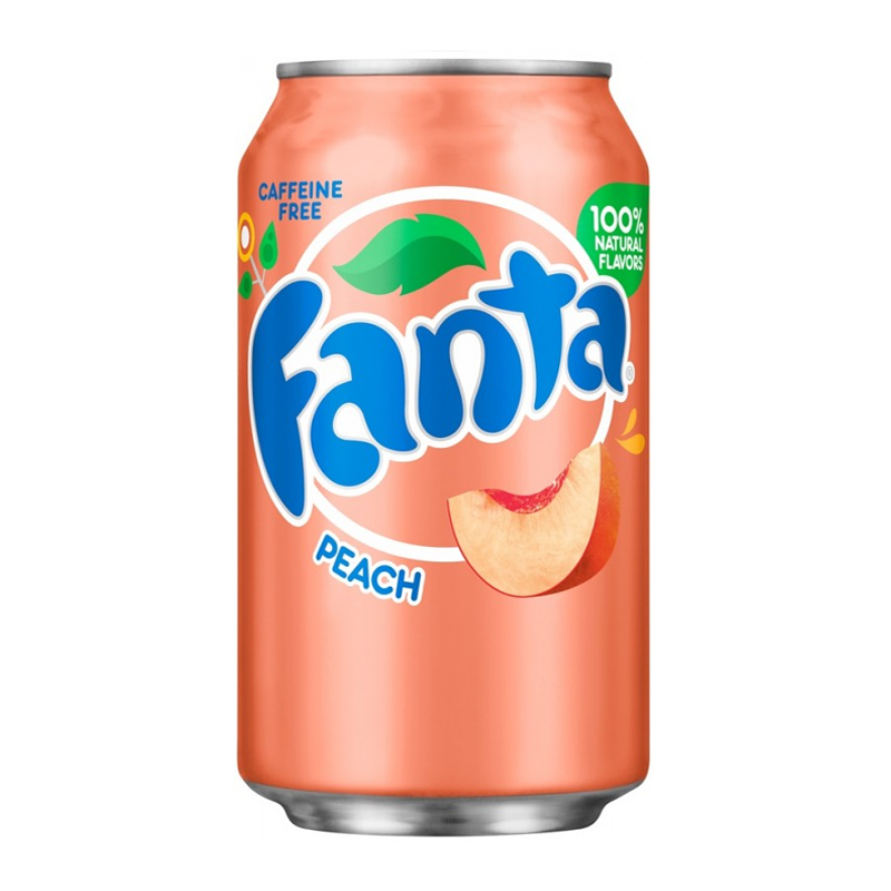 Fanta Peach 12fl.oz (355ml) - Best before July 2023