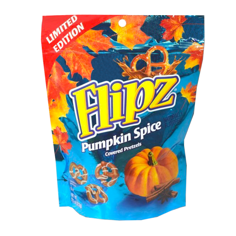 Flipz Halloween Pumpkin Spice Pretzels