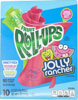 Fruit Roll-Ups Variety Pack Jolly Rancher Flavoured Snacks 141g