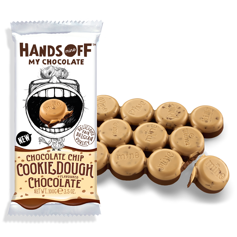 Hands Off My Chocolate - Chocolate Chip Cookie Dough Chocolate - 3.5oz (100g)