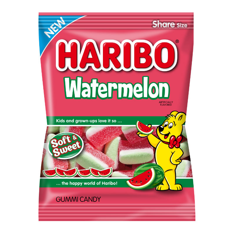 Haribo Watermelon Peg Bag 4.1oz (116g)