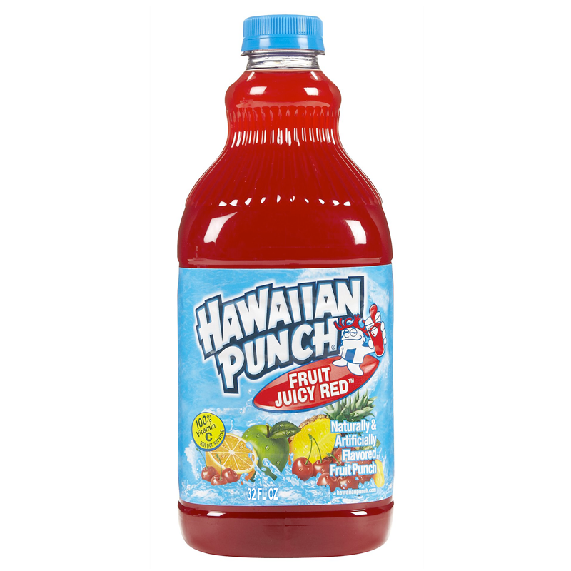 Hawaiian Punch Fruit Juicy Red 32oz (1 QT) (946ml)