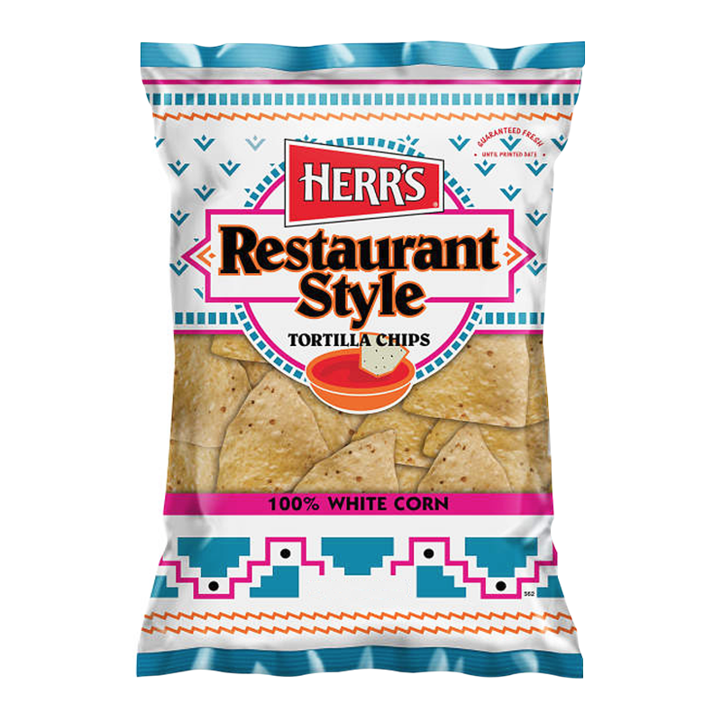 Herr's Restaurant Style White Corn Tortilla Chips - 9oz (255.2g)