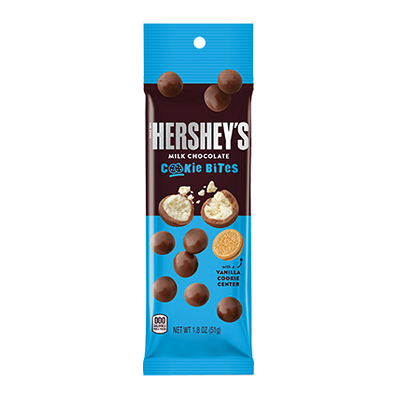 Hershey's Milk Chocolate Cookie Bites Tube - 1.8oz (51g)