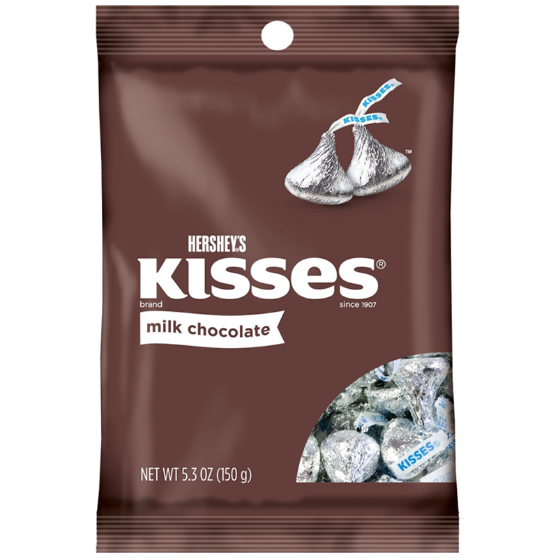Hershey's Milk Chocolate Kisses - 5.3oz (137g large bags)