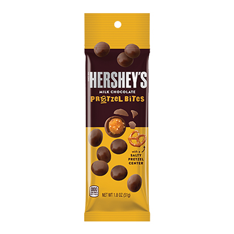 Hershey's Milk Chocolate Pretzel Bites Tube - 1.8oz (51g)