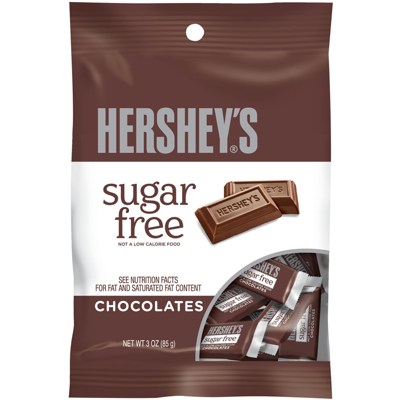 Hershey's Sugar Free Chocolate Peg Bag - 3oz (85g)