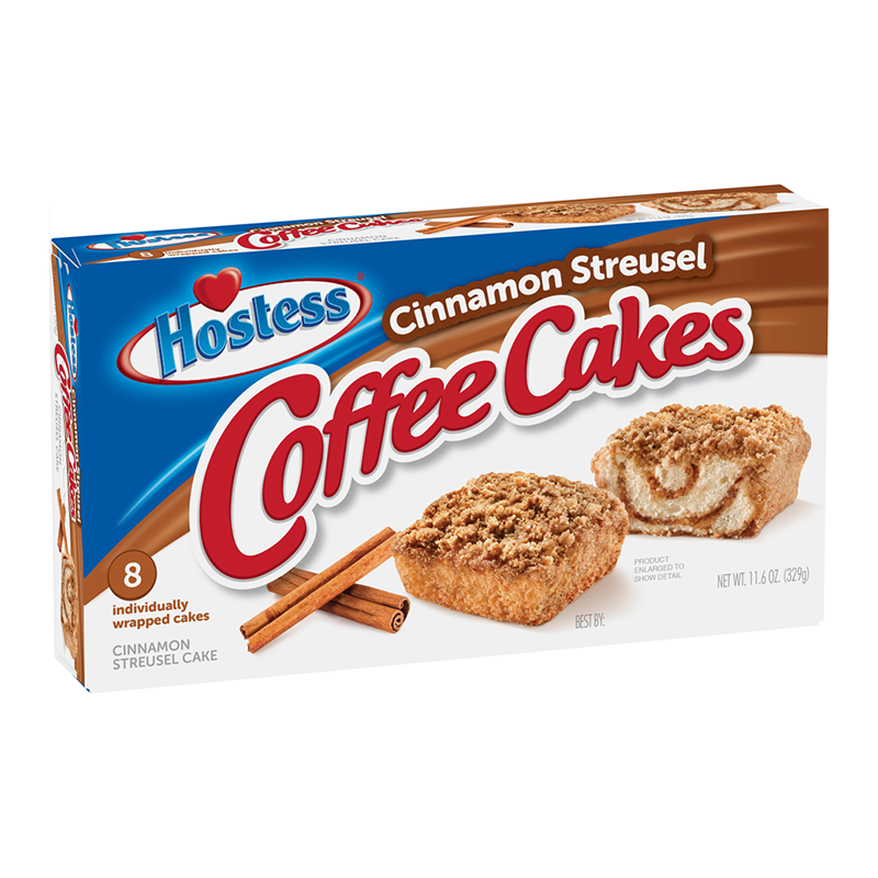 Hostess Cinnamon Streusel Coffee Cake 8-Pack - 11.6oz (329g)