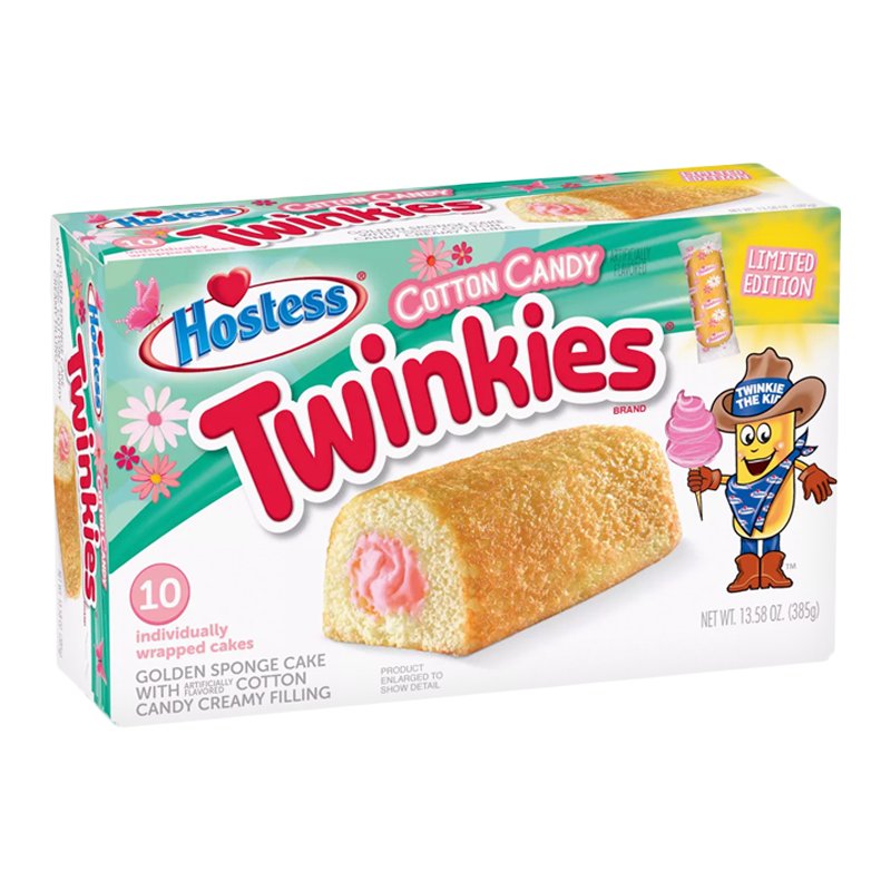 Hostess Cotton Candy Twinkies 10-Pack 13.58oz (385g)