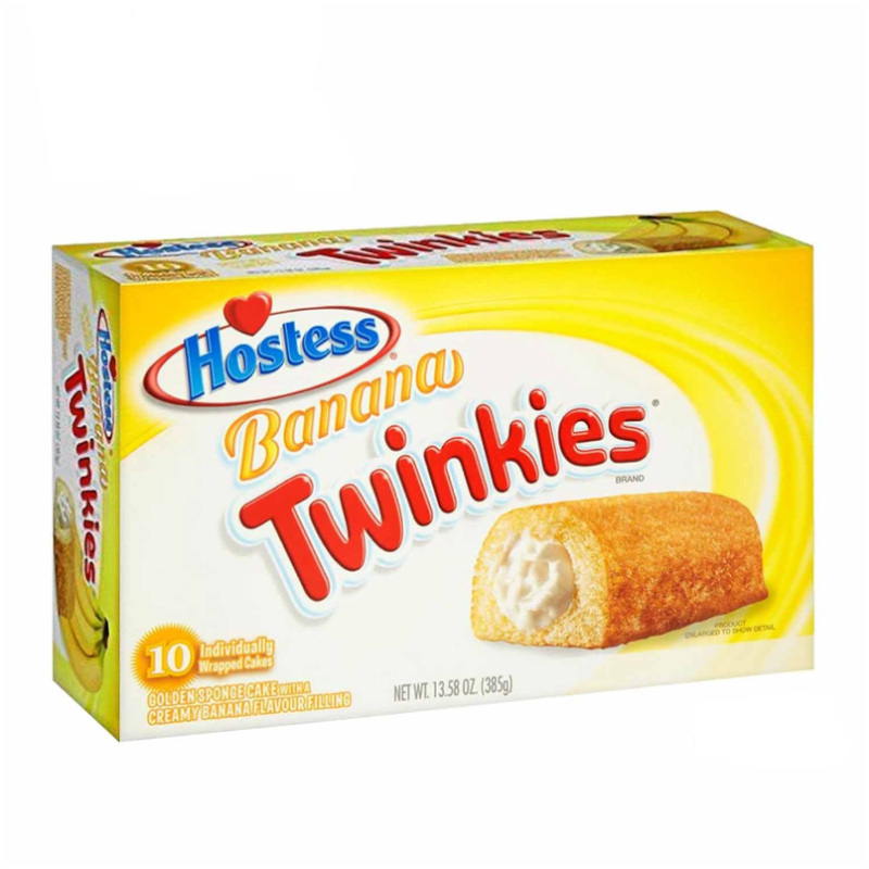 Hostess Banana Creme Twinkies 10-Pack 13.58oz (385g) - 10 pack