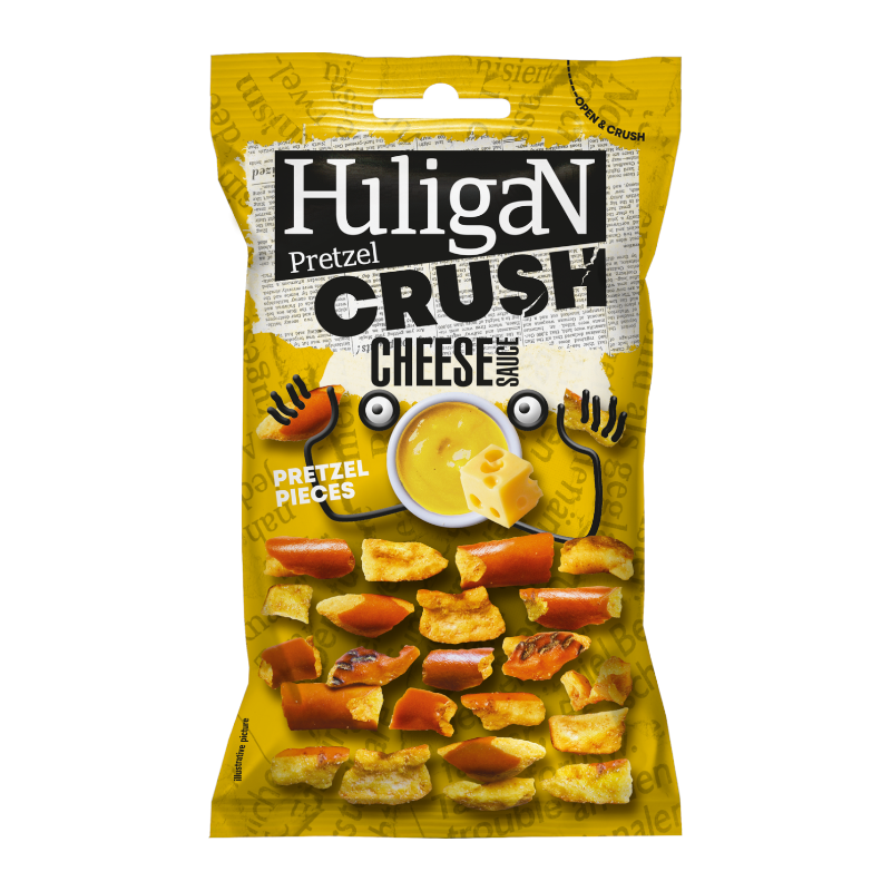 HuligaN Pretzel Pieces Cheese Flavour - 65g