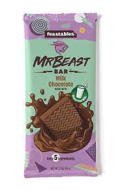 Mr Beast Milk Chocolate Bar (60g) - New (Milk Chocolate)